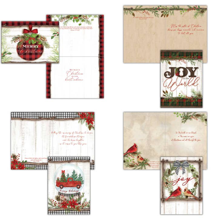Crown Point Graphics - Wholesale Christmas Card - Religious Boxed Christmas Cards, Joy to the World, 12 Cards1