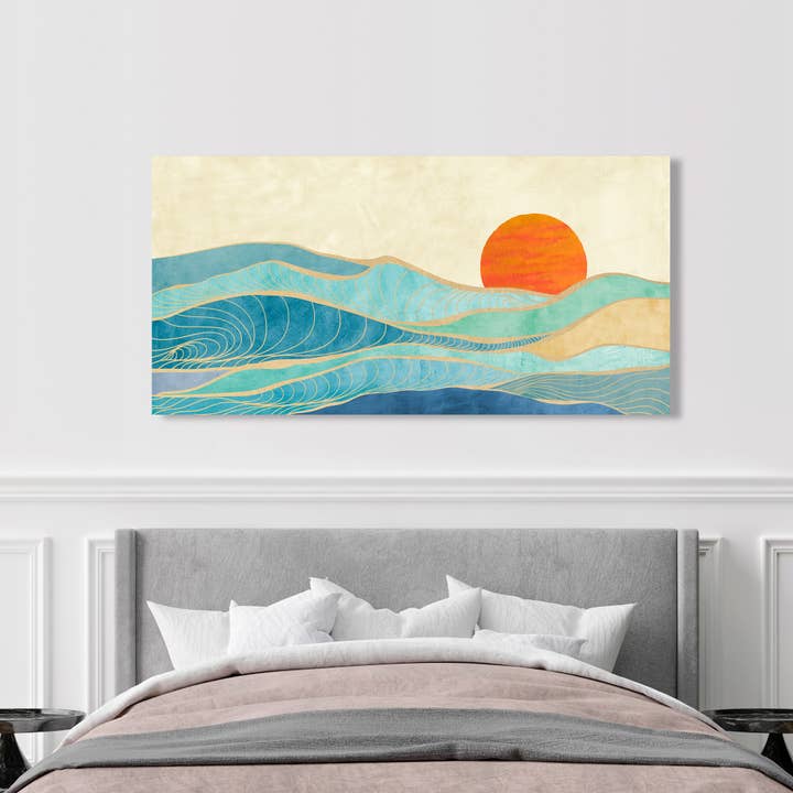 Selected Artworks Italia - Wholesale Canvas Art - Painting on canvas: Sayaka Miko, Tidal Wave1