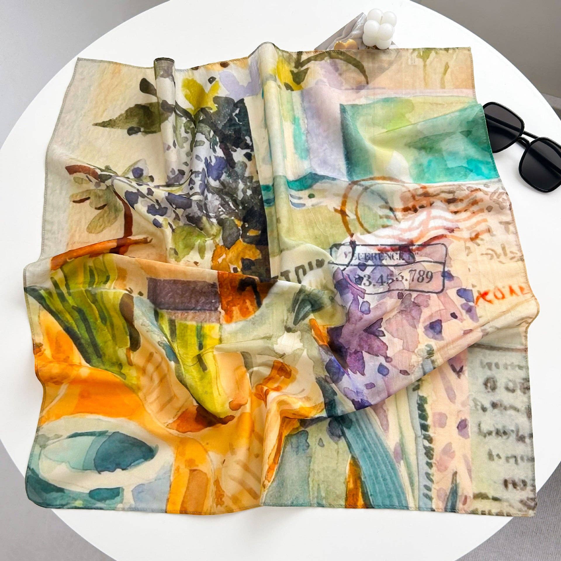 Marayn - Vendita all'ingrosso Sciarpa - Donna - Sciarpa in Misto Seta Leggera Primavera Estate Versatile51