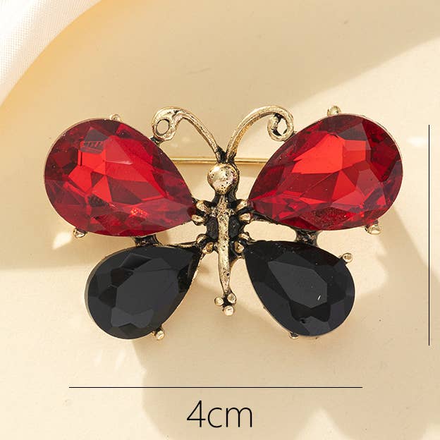 Butterfly Fantasy Brooch 23PEBRO022 for wholesale by Blossom bijoux