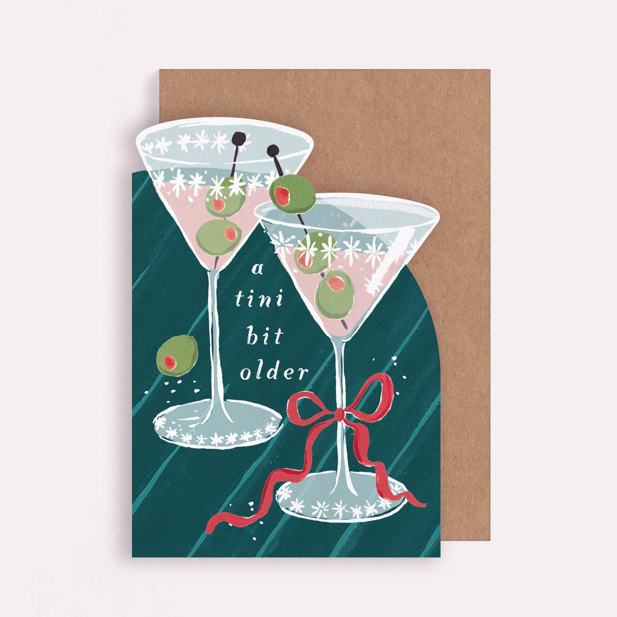 Sister Paper Co. - Wholesale Birthday Card - Tini Bit Older Martini Birthday Card | Birthday Cards3