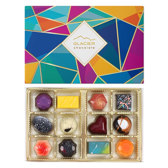 Glacier Chocolate 12 Piece Signature Collection for wholesale by Glacier Chocolate