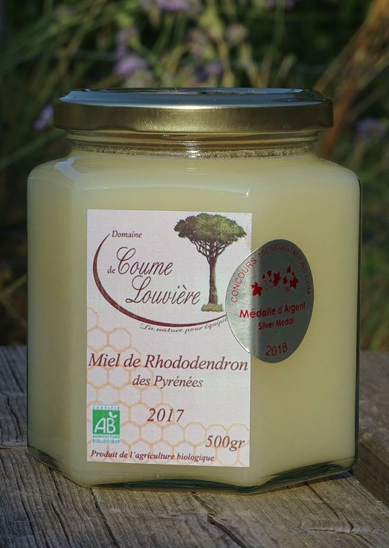 Domaine de Coume Louvière - Vente Miel - Miel de Rhododendron des Pyrénées Bio0