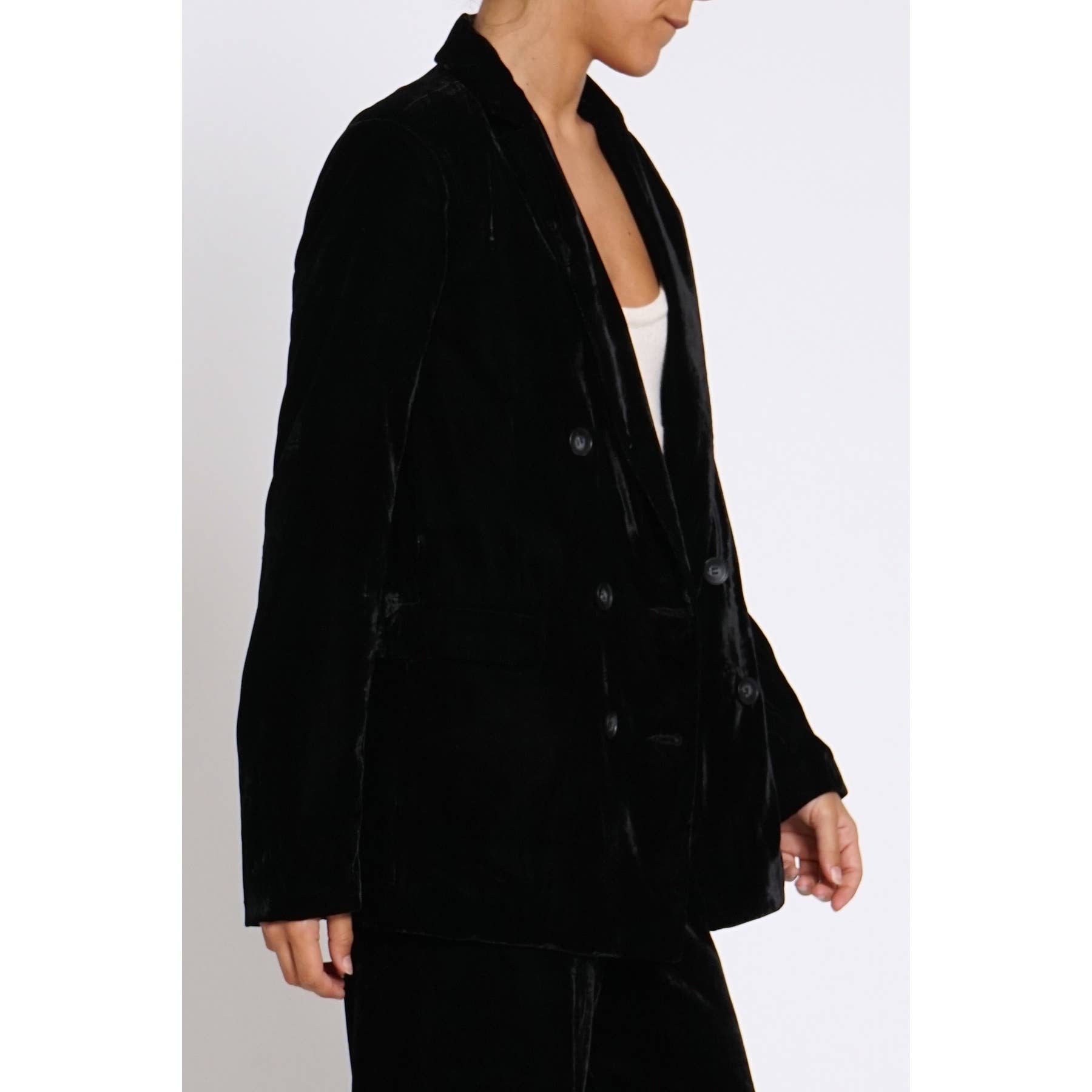 Sans Souci - Wholesale Blazer - Women's - VELVET BLAZER9