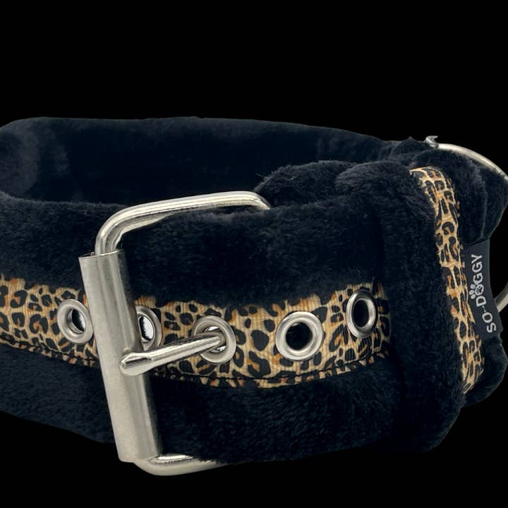 FLEECE HUNDHALSBAND | SAFARI | SVART för wholesale av So-Doggy