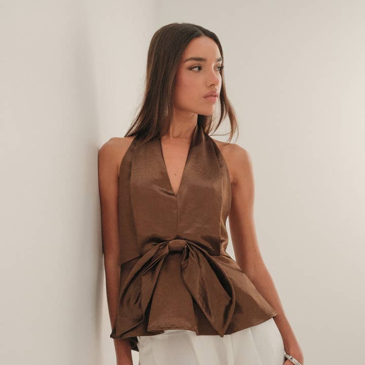 Satin top - TP1967 for wholesale by LUCCE