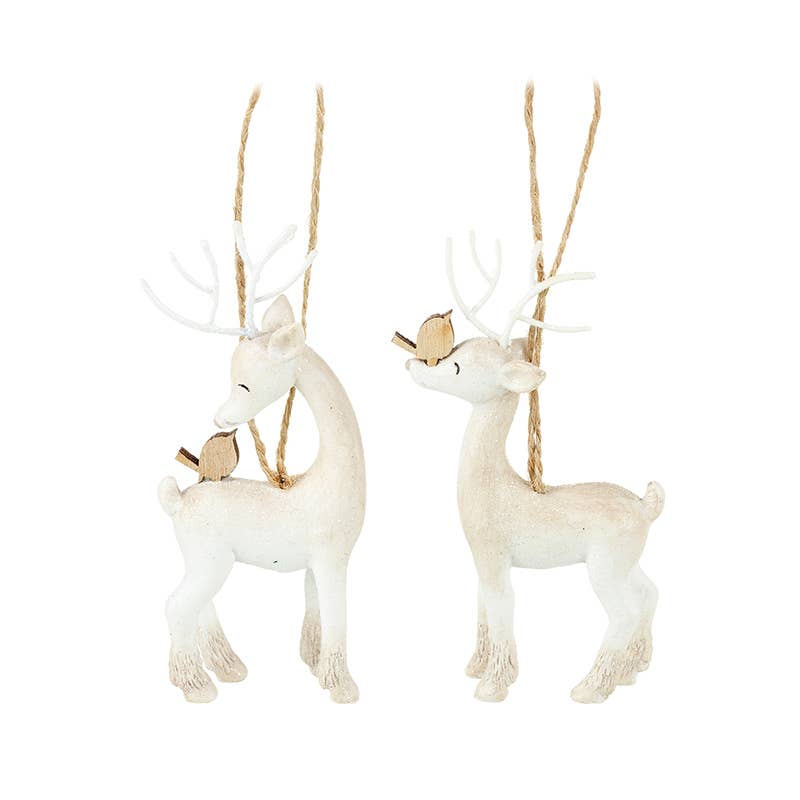 Heaven Sends – wholesale Ornament set – HANGING RESIN REINDEER0