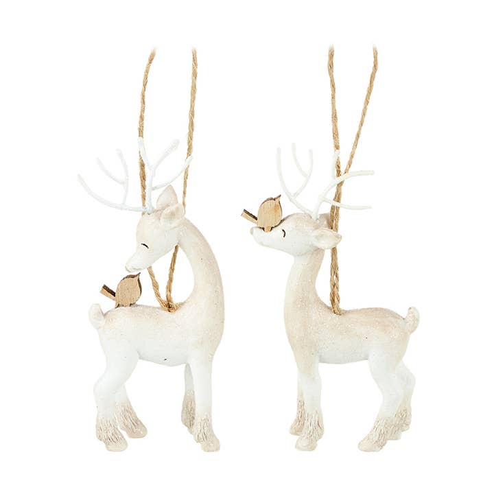 Heaven Sends – wholesale Ornament set – HANGING RESIN REINDEER0