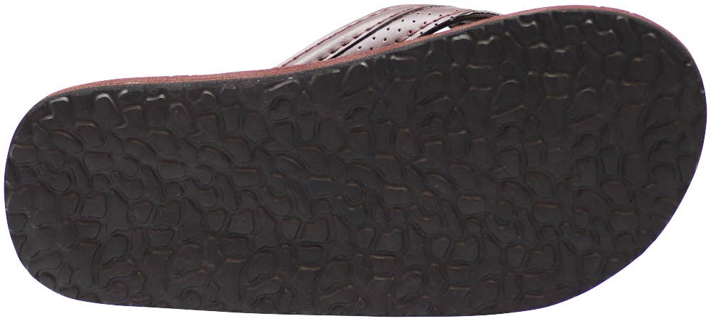 Eastern Off Price - Vente Tongs – femme - Sandale souple rembourrée Norty pour femmes 41503, brun chocolat3