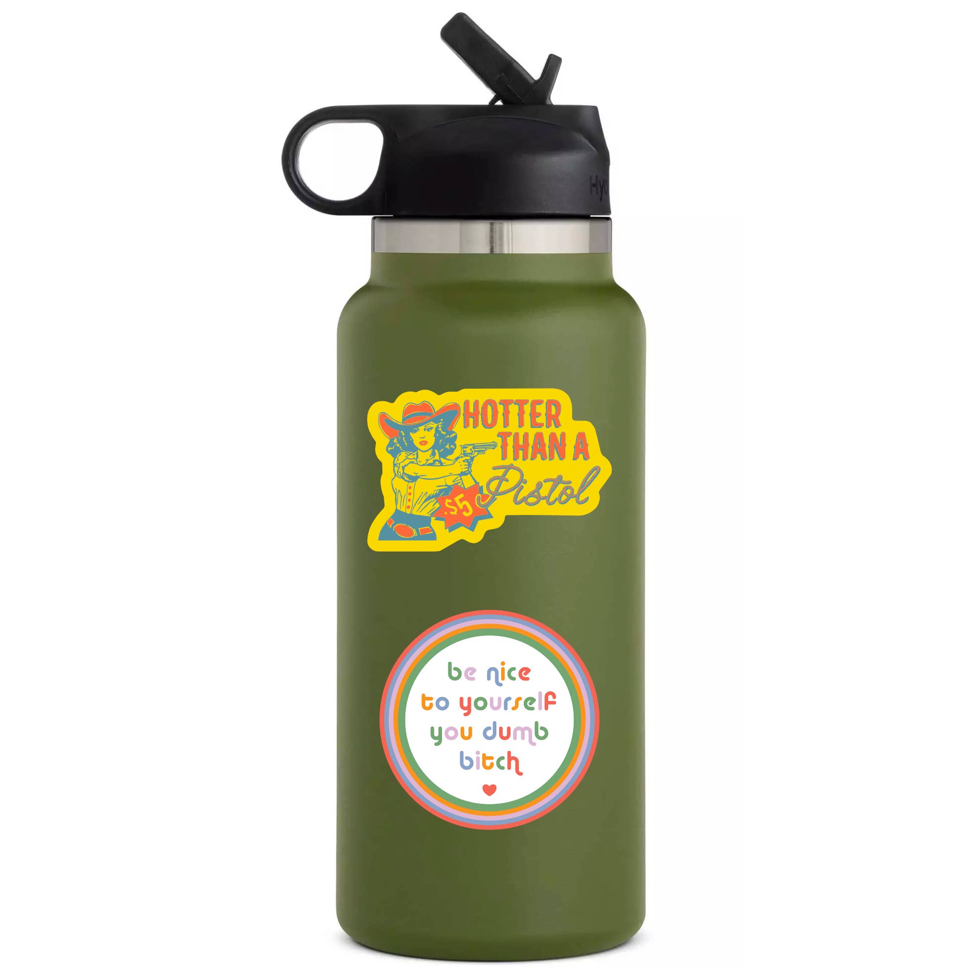 Juju and Moxie - Wholesale Phone & Laptop Stickers - Hot Pistol Cowgirl Sexy Western High Quality Vinyl Sticker 2