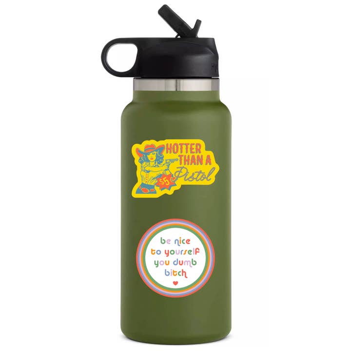 Juju and Moxie - Wholesale Phone & Laptop Stickers - Hot Pistol Cowgirl Sexy Western High Quality Vinyl Sticker 2