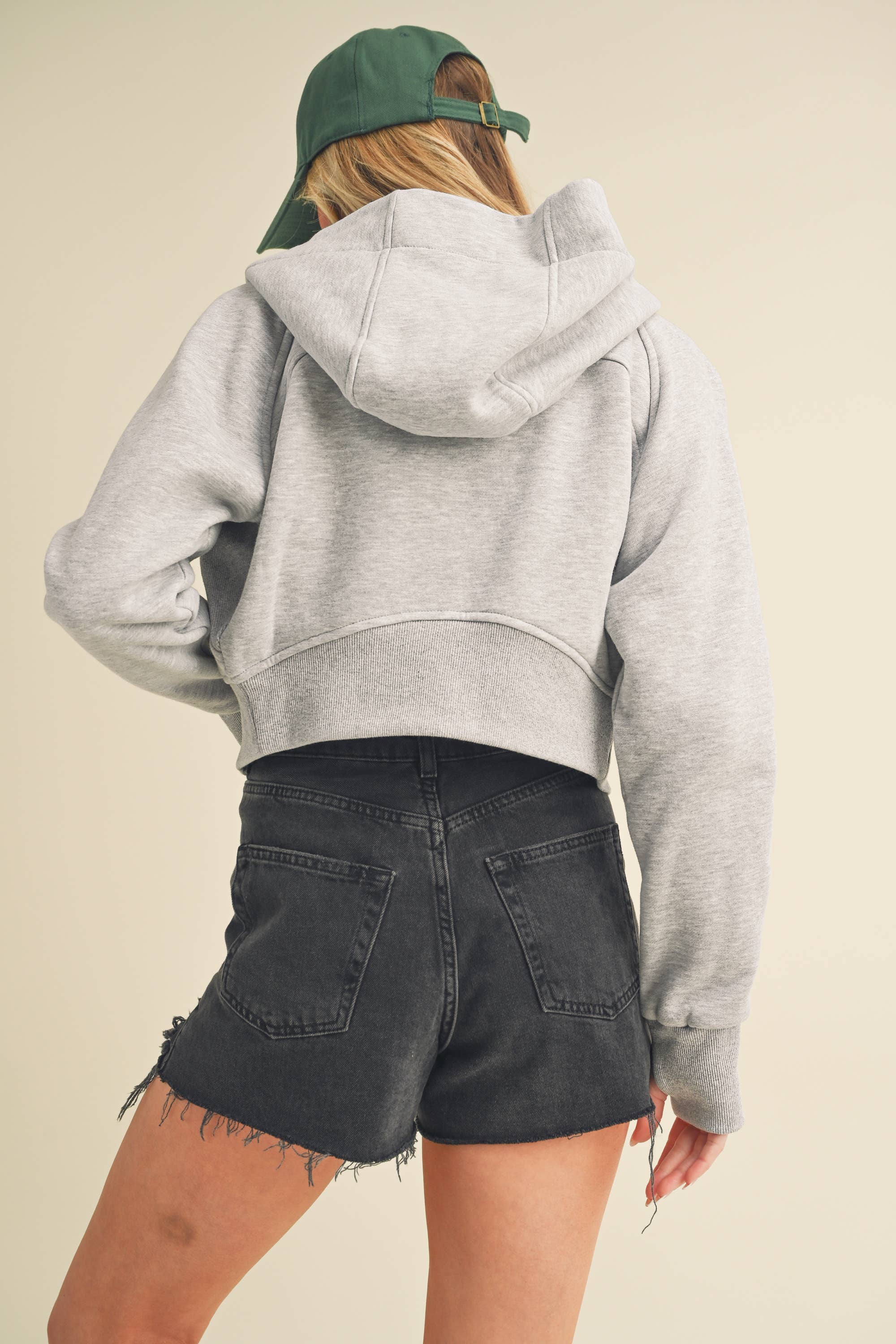 AEMI + CO - Wholesale Jacket - Women's - 5107DK Deva Cropped Hooded Jacket 539