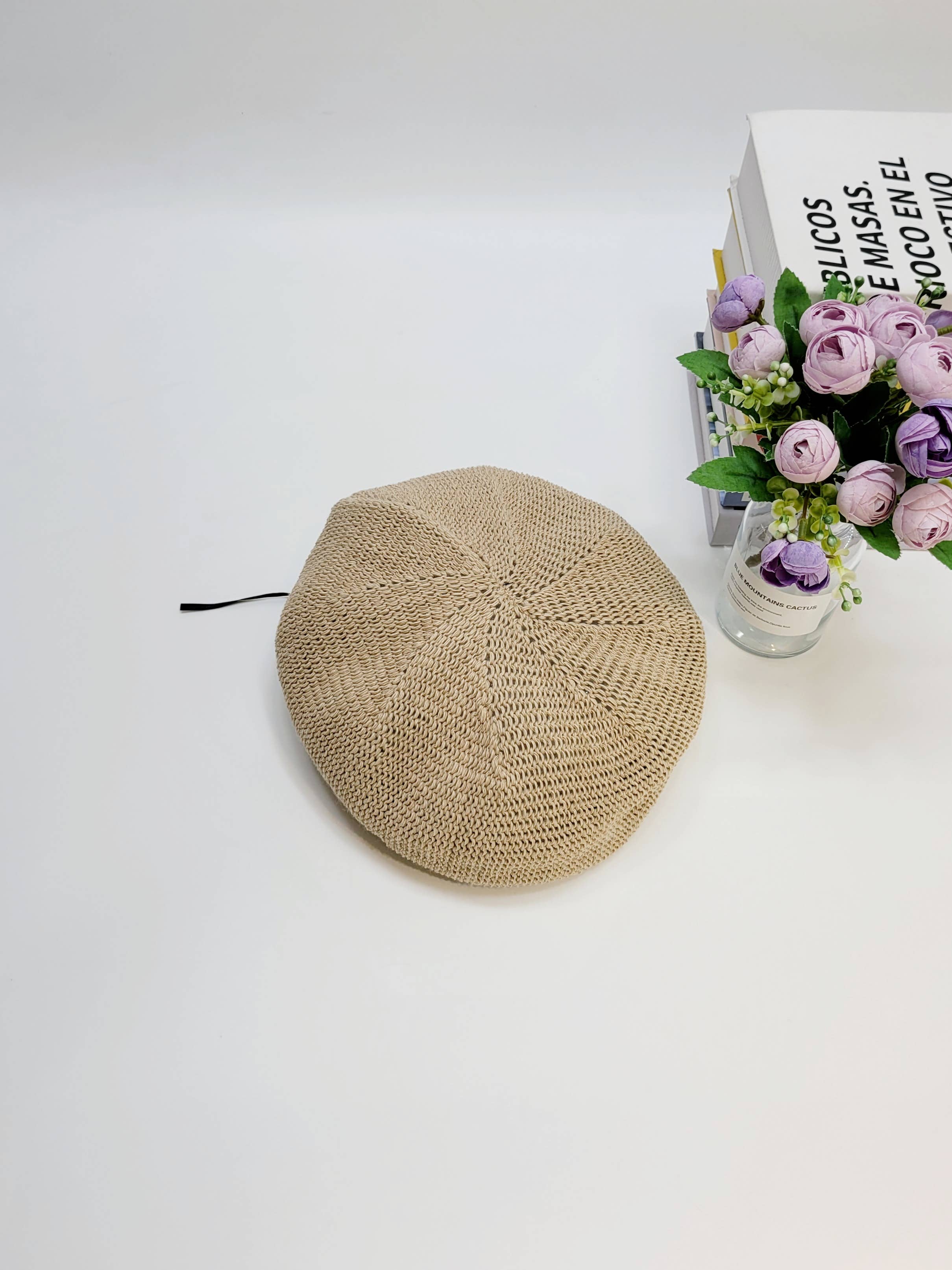 Comfortarians - Wholesale Beret - Women's - Breathable Summer Paper/Cotton Beret, Spring Summer Beret4