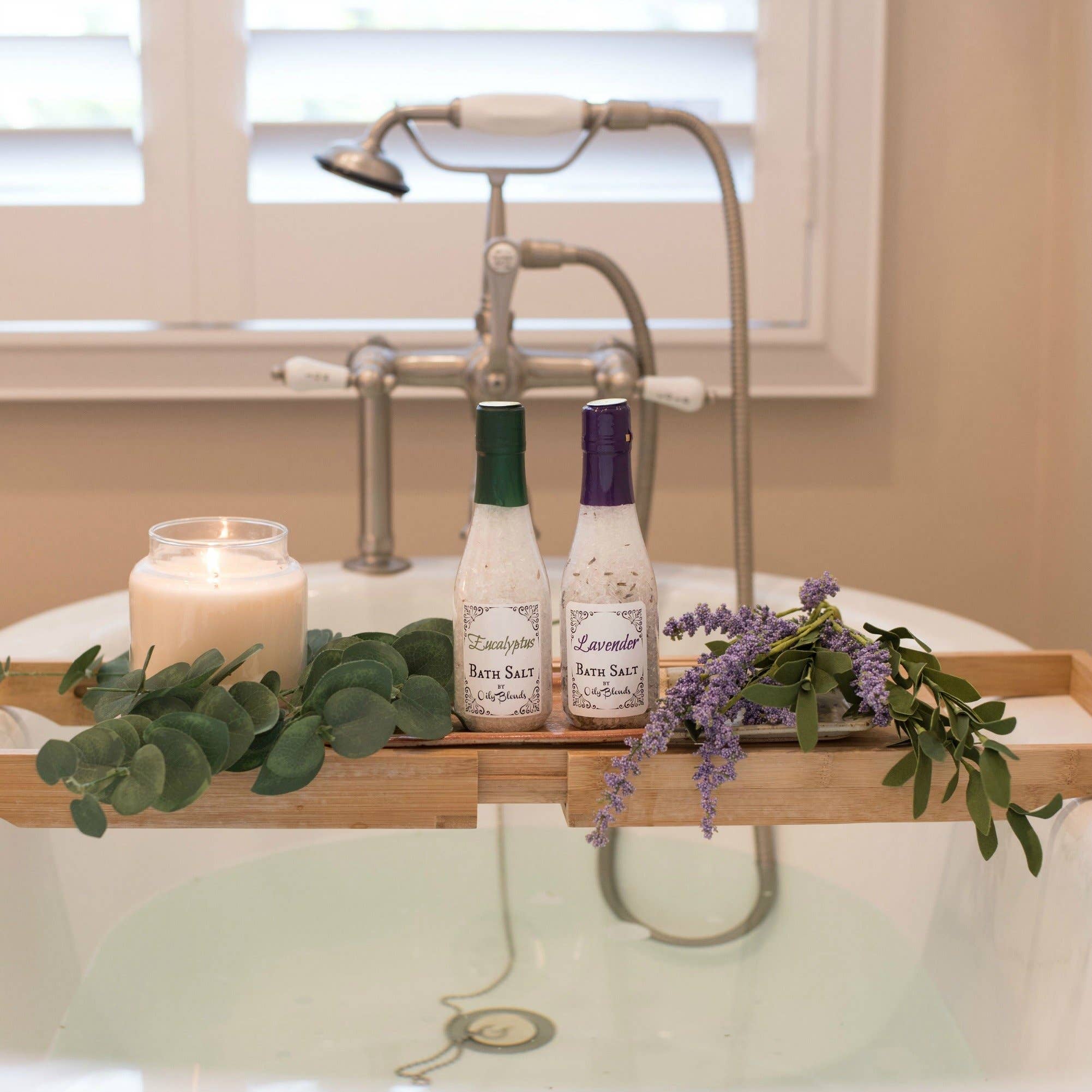 Oily Blends - Vente Sel de bain - Sels de bain aux huiles essentielles et aux herbes - Sampler Pack de 62