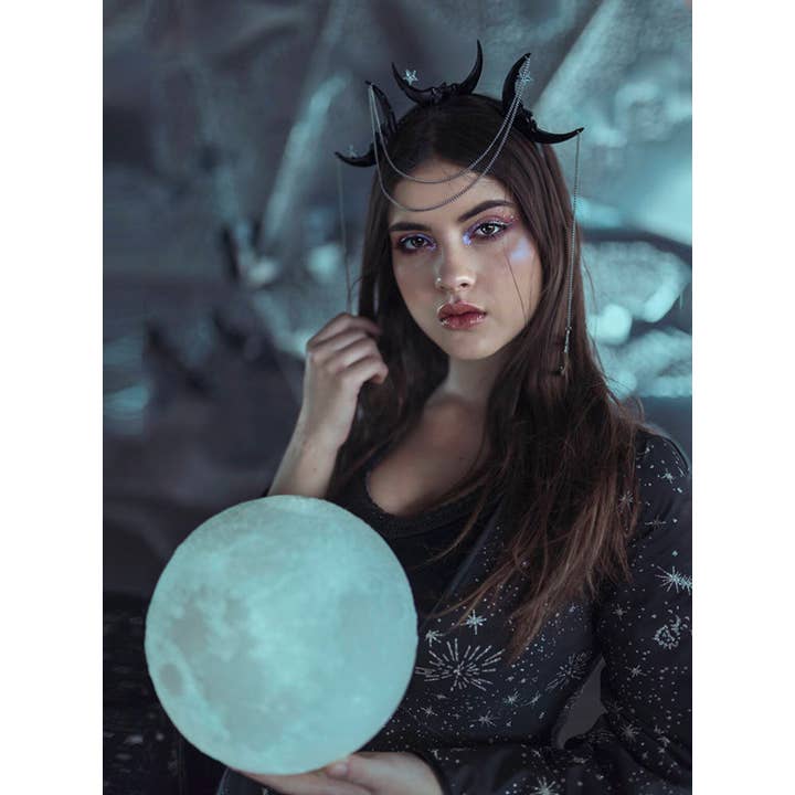 Costurero Real - Wholesale Tiara - Women's - Crescent Moon Headpiece Witch headband Fairy Tiara Pagan