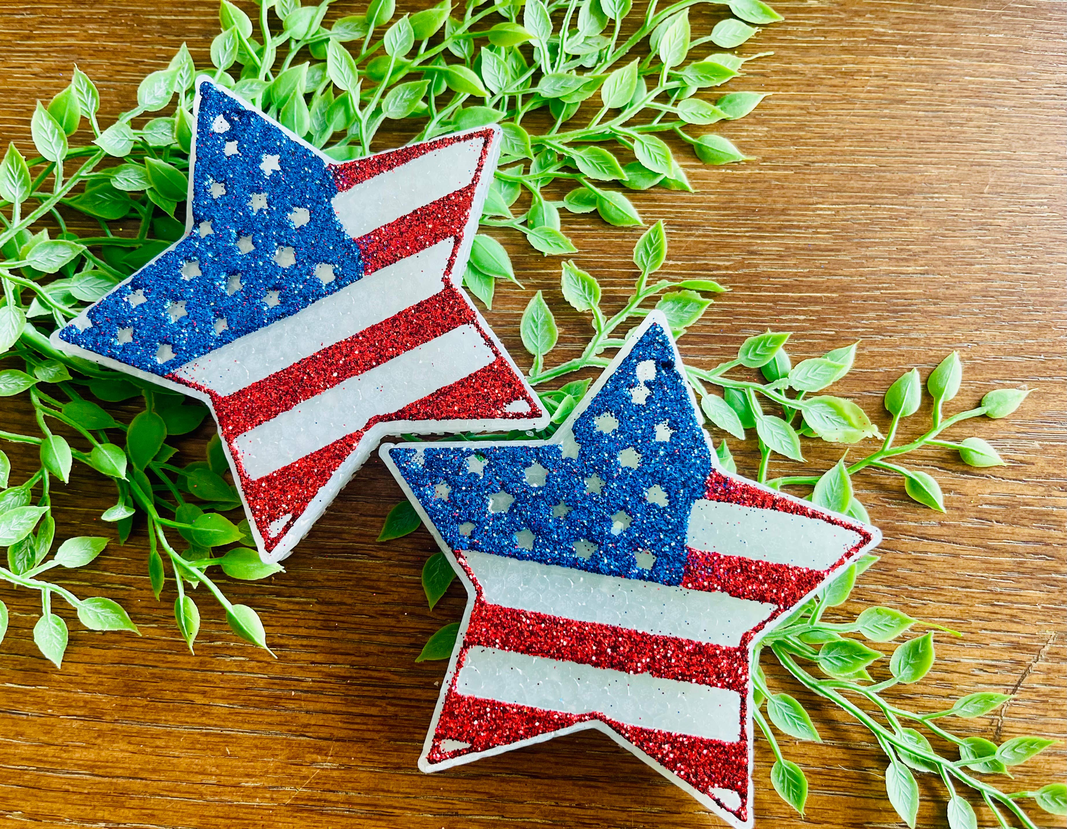 Stay Fresh’ies Air Fresheners - Venta al por mayor Ambientador de coche - Mujer - Flag Star Car Freshie 1