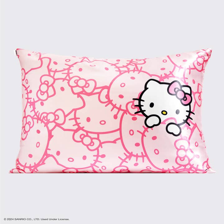 KITSCH - Wholesale Bedding Pillowcase/Sham - Hello Kitty x Kitsch Satin Pillowcase & Pillow Scrunchie Set