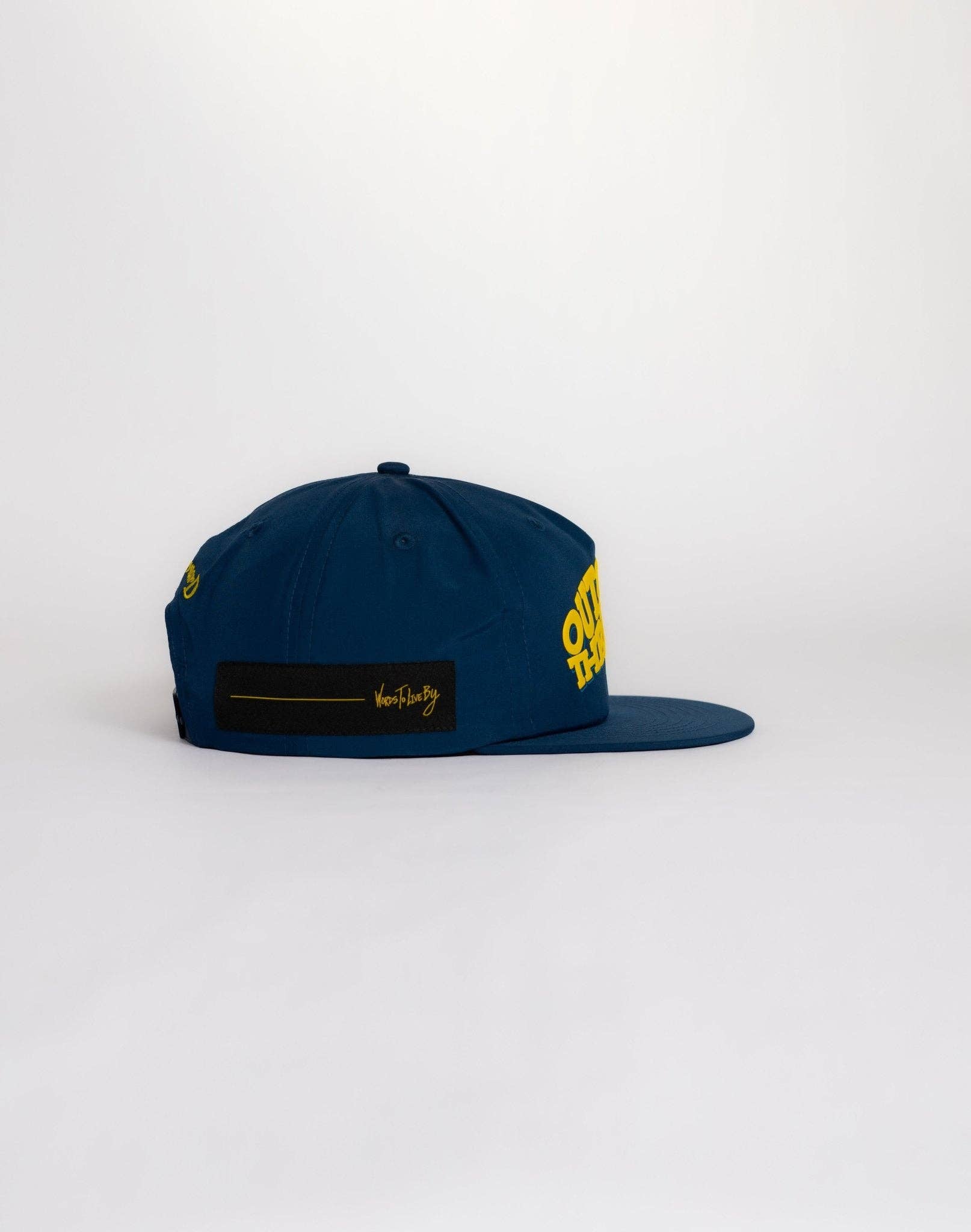 Dungeon Forward - Wholesale Flat Brim Cap - Unisex - WTLB - Outchea Thriving - Blue2