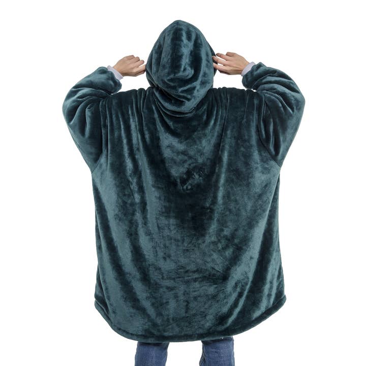 AAA Merchandise Limited - Venta al por mayor Sudadera con capucha - Mujer - Manta con capucha extragrande Harry Potter: Slytherin