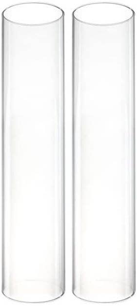 Sweet Home Deco - Wholesale Candle Holder - Hurricanes Candle Shade Chimney Tubes/Glass 10''T x 3''W0