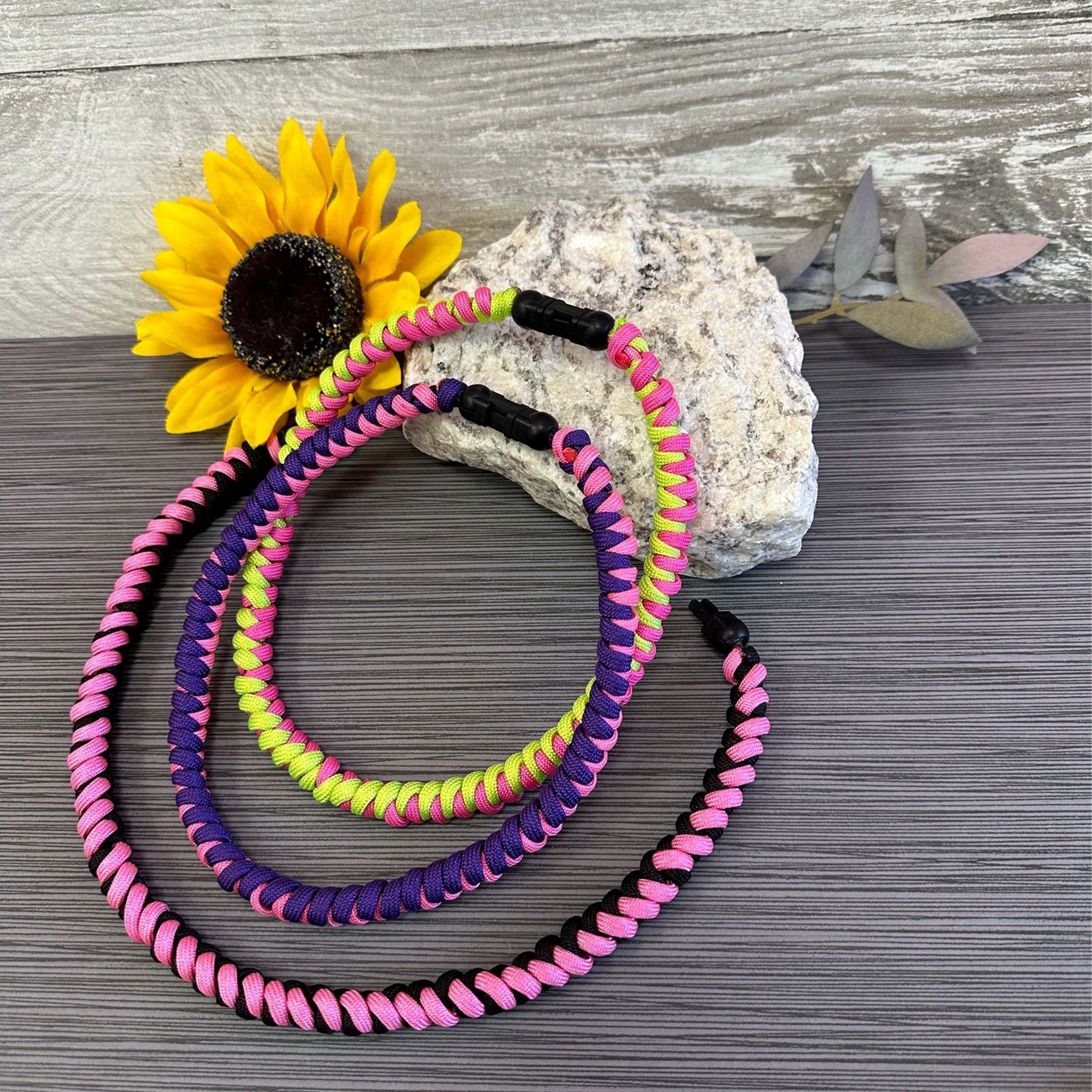 Natalia - Wholesale Woven Necklace - Paracord Twisted Braid Necklace for Teens- PC1