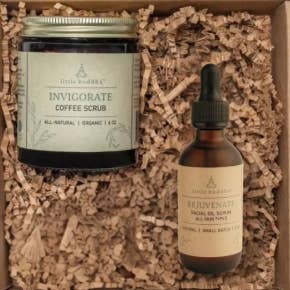 Ansiktsset | Ansiktsolja | Kaffeskrubb för wholesale av Little Buddha by Daisy