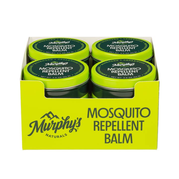 Murphy's Naturals - Wholesale Insect Repellent - Mosquito Repellent Balm Tins (2oz) - Display of 121
