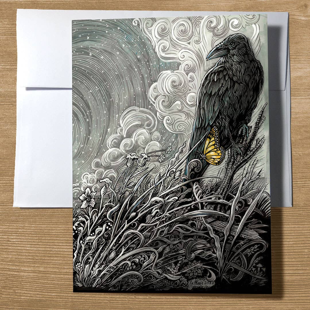 Sunny Days - Wholesale Everyday Greeting Card - Winter Raven0