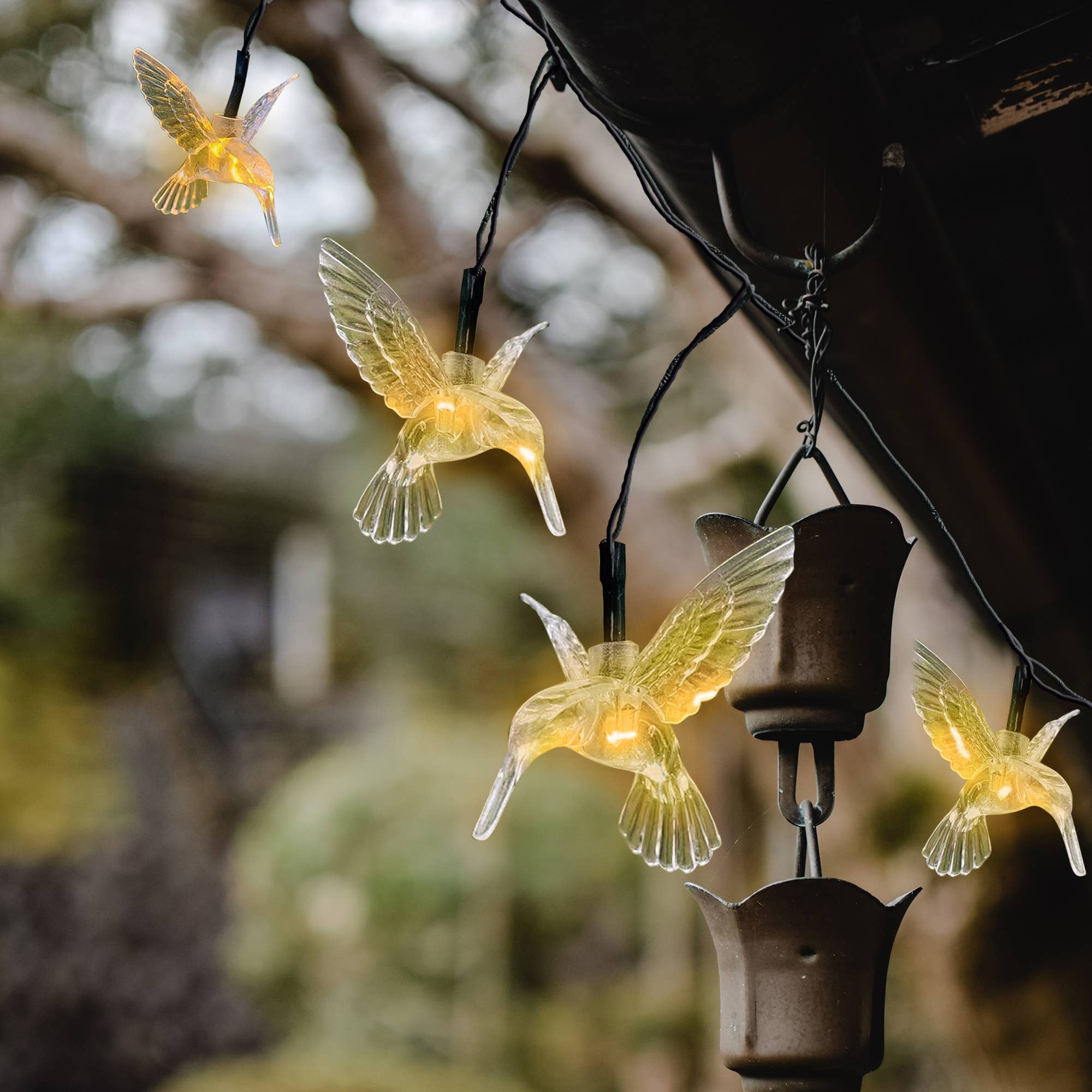 Perfect Holiday – wholesale String lights – Perfect Holiday 30LED Solar String Light Dove - WW0