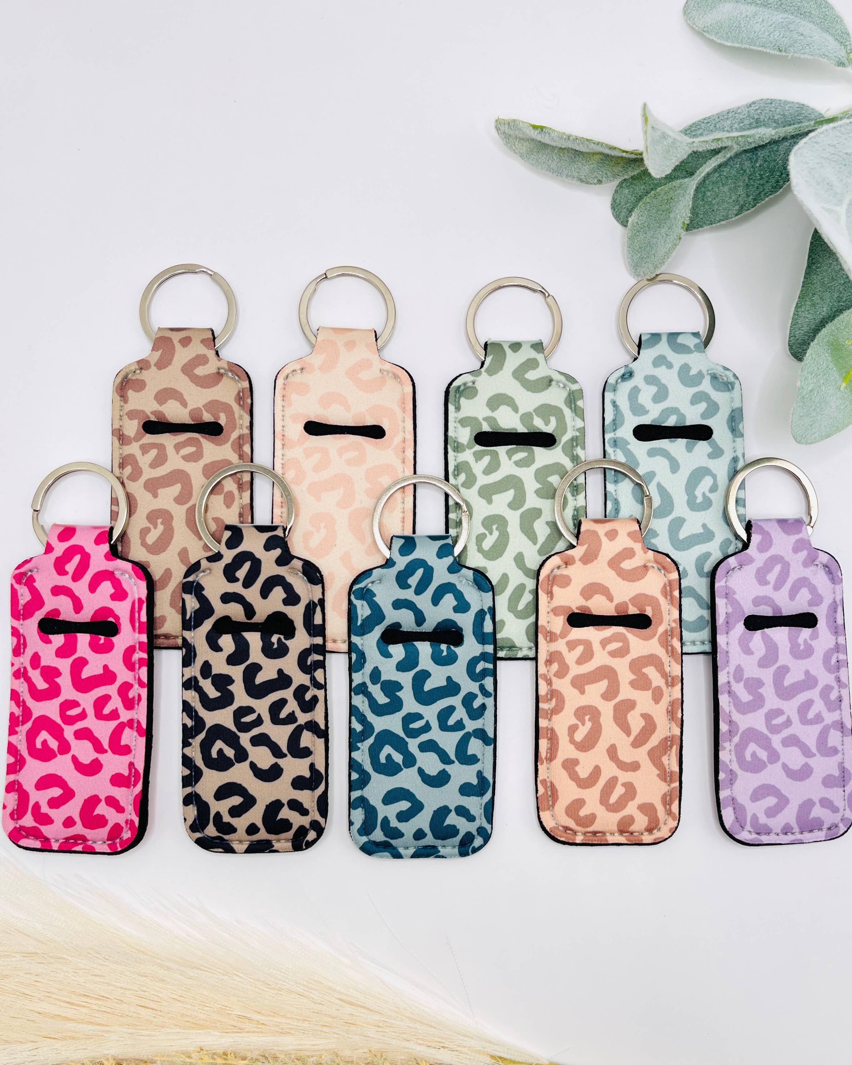 MarissaDDesigns – wholesale Keychain – Women's – Cheetah Chapstick Holder Keychain | Trendy Accessory 3