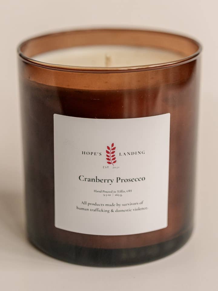 Vela de arándano y prosecco para venta al por mayor de Hope's Landing