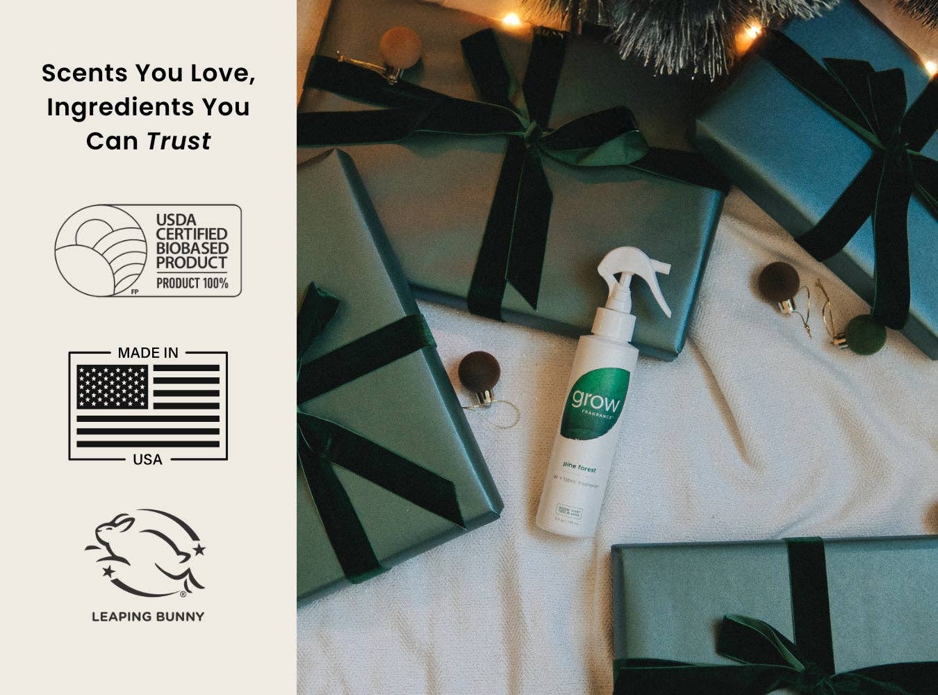 Grow Fragrance - Wholesale Room & Linen Spray - Pine Forest Air + Fabric Spray4