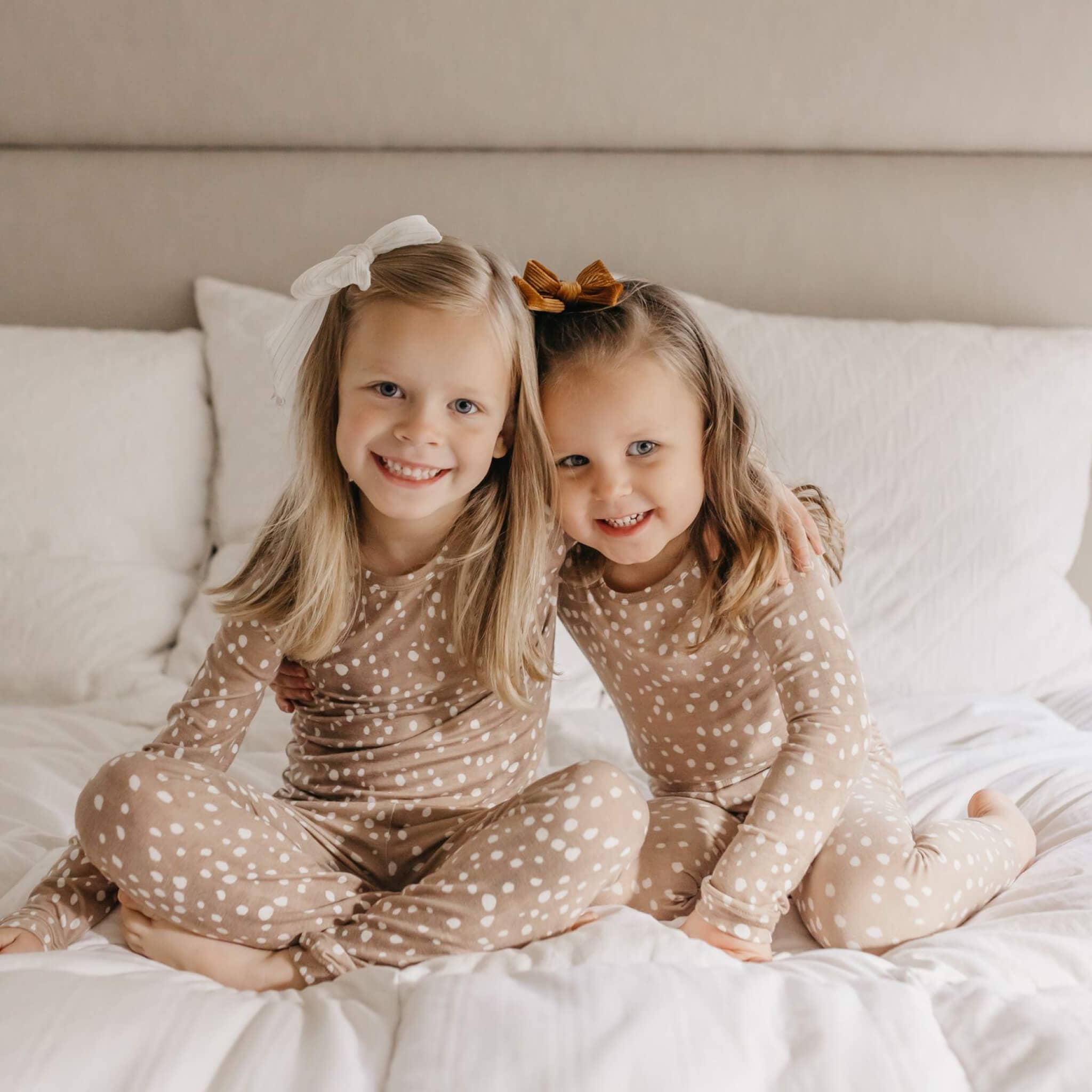 Copper Pearl - Wholesale Sleepwear Set - Kids - 2pc Long Sleeve Pajama Set - Fawn0
