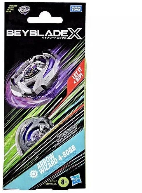 KIDDY-MOOV - Wholesale Toy Set - Kids - HASBRO Beyblade X Arrow Wizard 4-80GB Booster Pack Set1