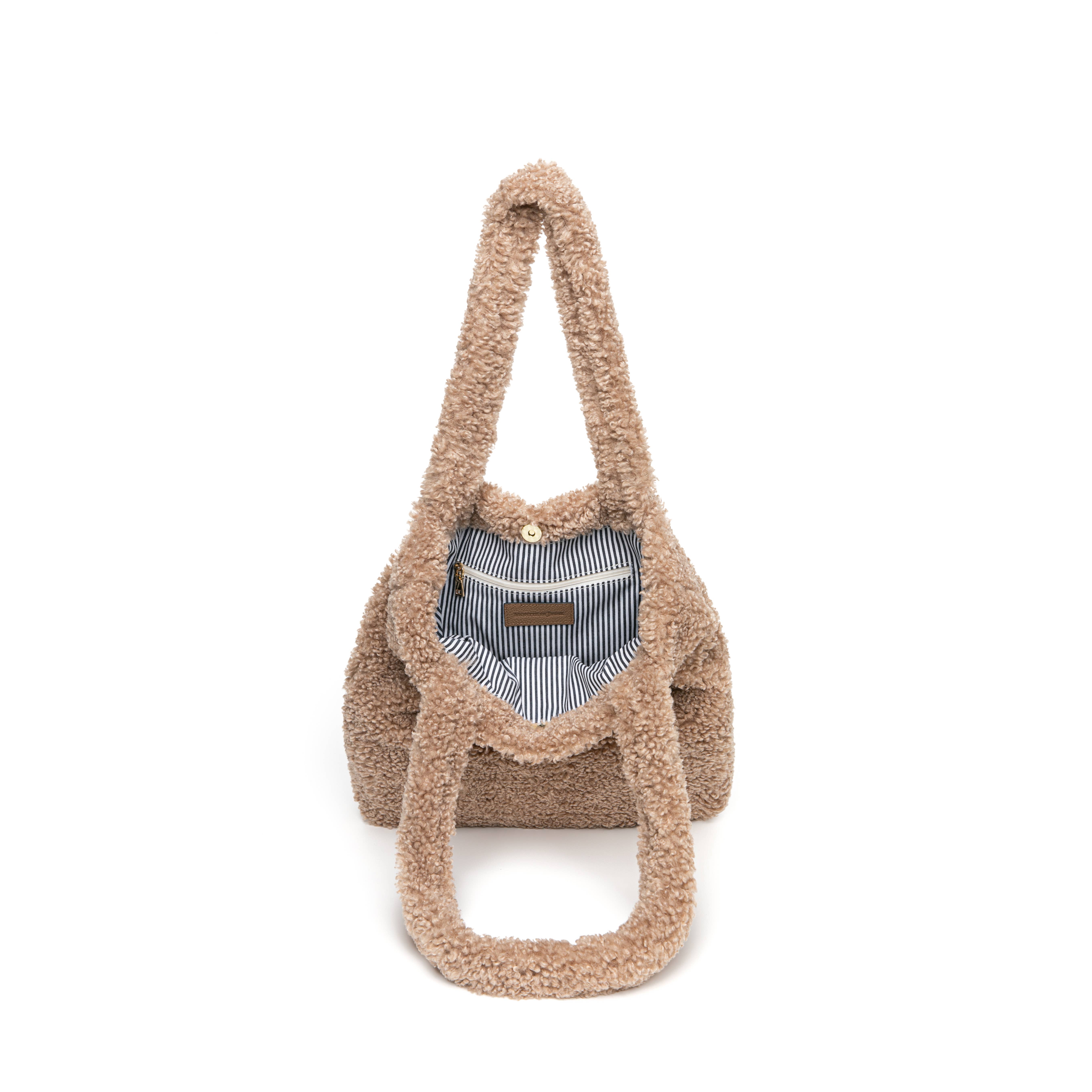 Aavion - Vente Tote bag – femme - Sac cabas d'épaule en fausse peau de mouton pour femmes9