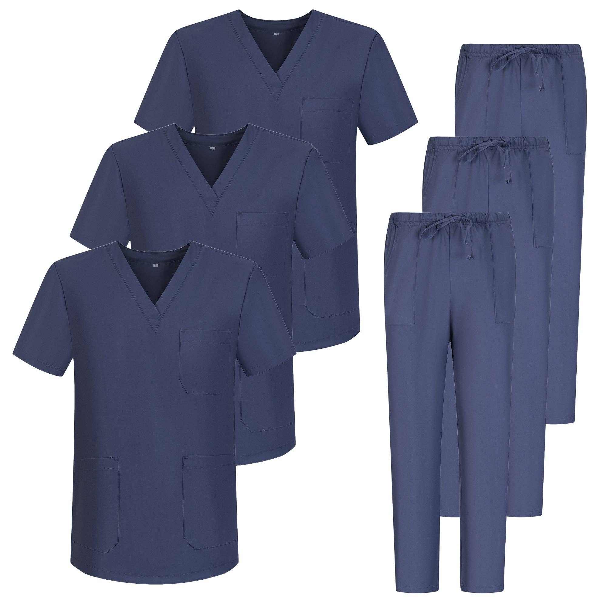 MISEMIYA - Wholesale Healthcare Uniform - Women's - 3-Unit Pack - Unisex Sanitary Uniform 3-6801-68020