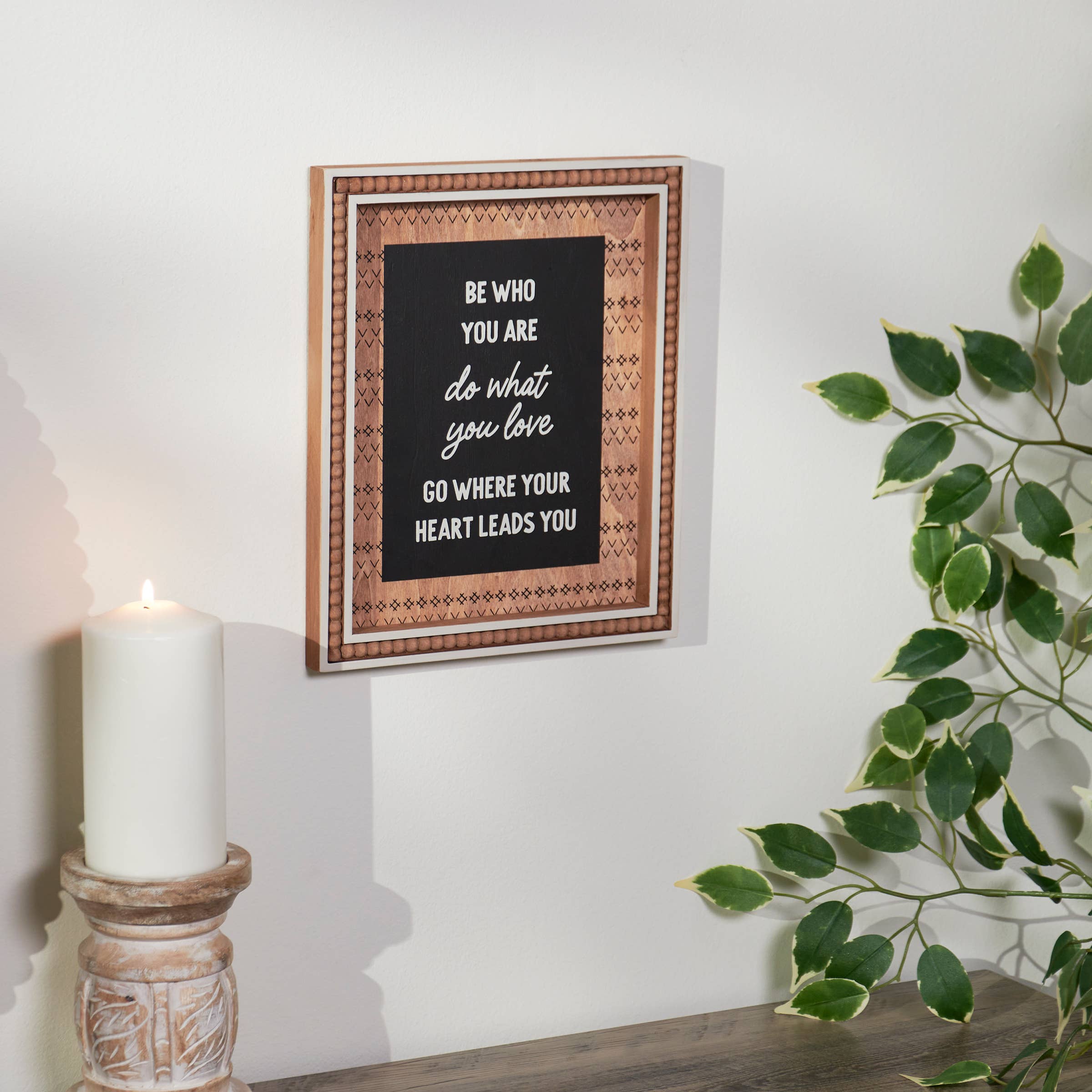 Primitives by Kathy - Wholesale Wall Sign - What You Love Framed Wall Art3