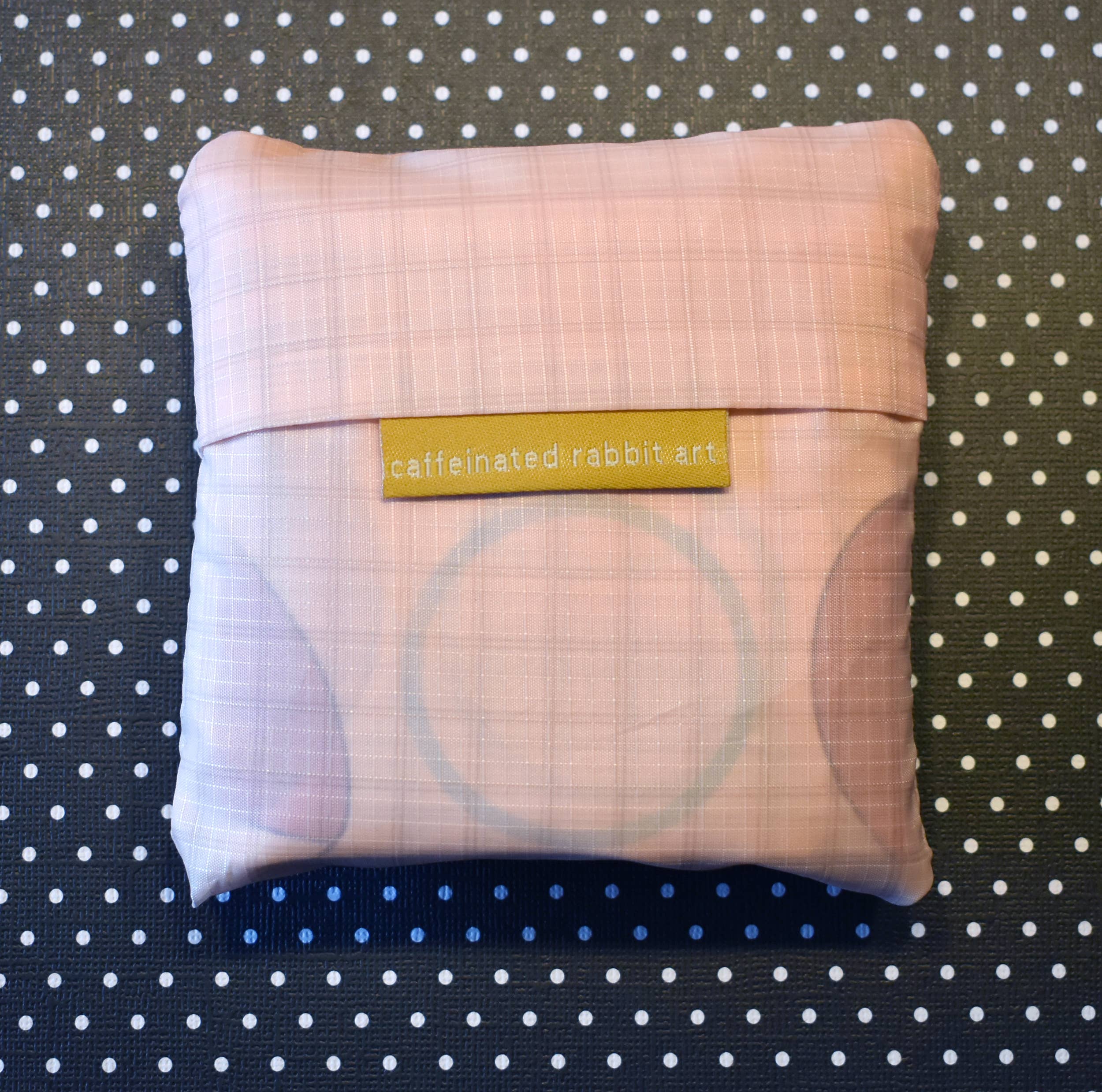 Caffeinated Rabbit Art - Wholesale Grocery/Shopping Bag - Reusuable Shopping Bag With Apples and Bunnies2