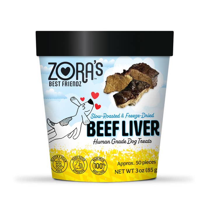 Wild Zora - Wholesale Pet Treats - Dog - Zora's Best Friendz Beef Liver Dog Treats