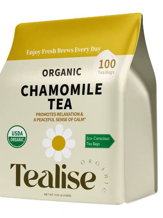 (100 Tea Bags) Organic Chamomile Tea for wholesale by Tealise