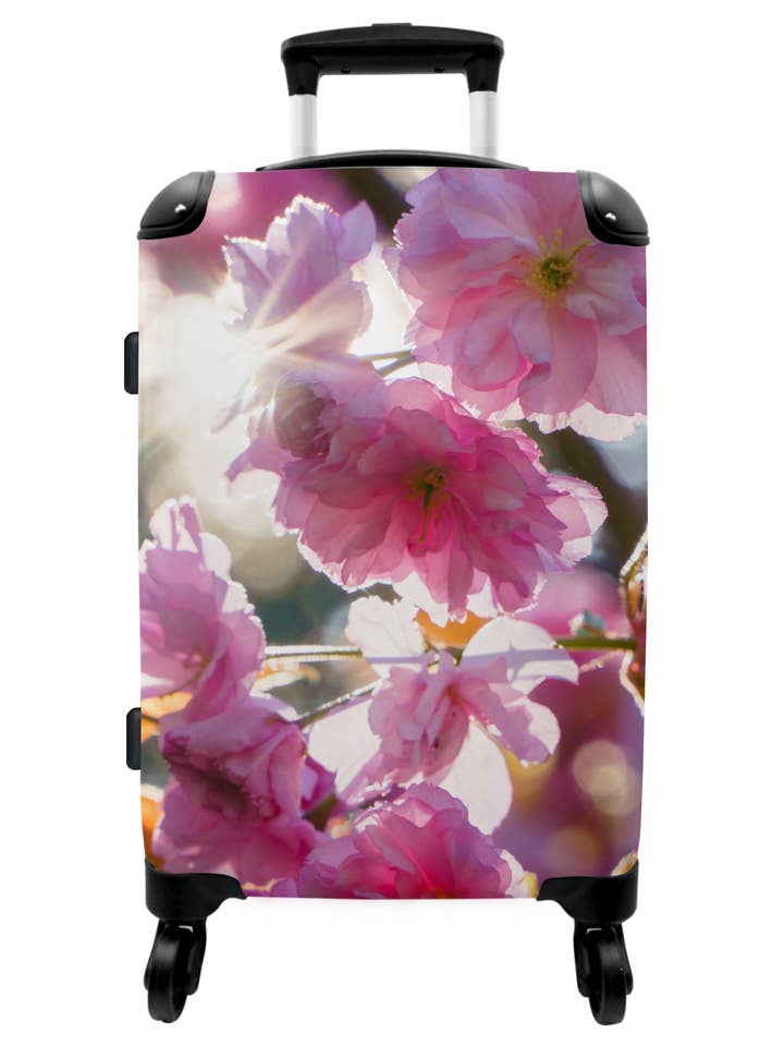 Koffer - Bloemen - Bloesem - Roze - Lente - Zon voor wholesale door MuchoWow