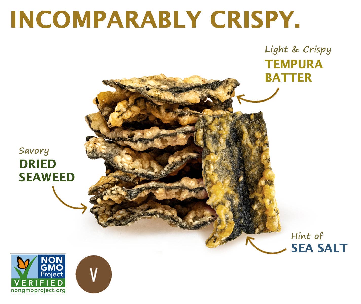 SPI West Port Inc. - Wholesale Chips - Tempura Zeewierchips - Zeezout (1,41 oz./40g Zakjes)1