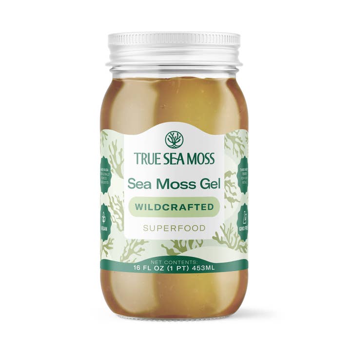 Gel d'algue marine sauvage TrueSeaMoss pour la vente par TrueSeaMoss