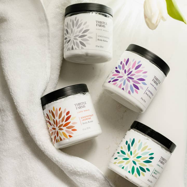 Thistle Farms - Wholesale Body Balm/Butter - Hydrating Unscented Body Butter 8 oz