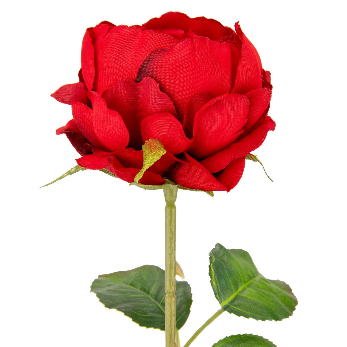 Eleganza Floral – wholesale Artificial flowers – 65cm Single Rose Red1