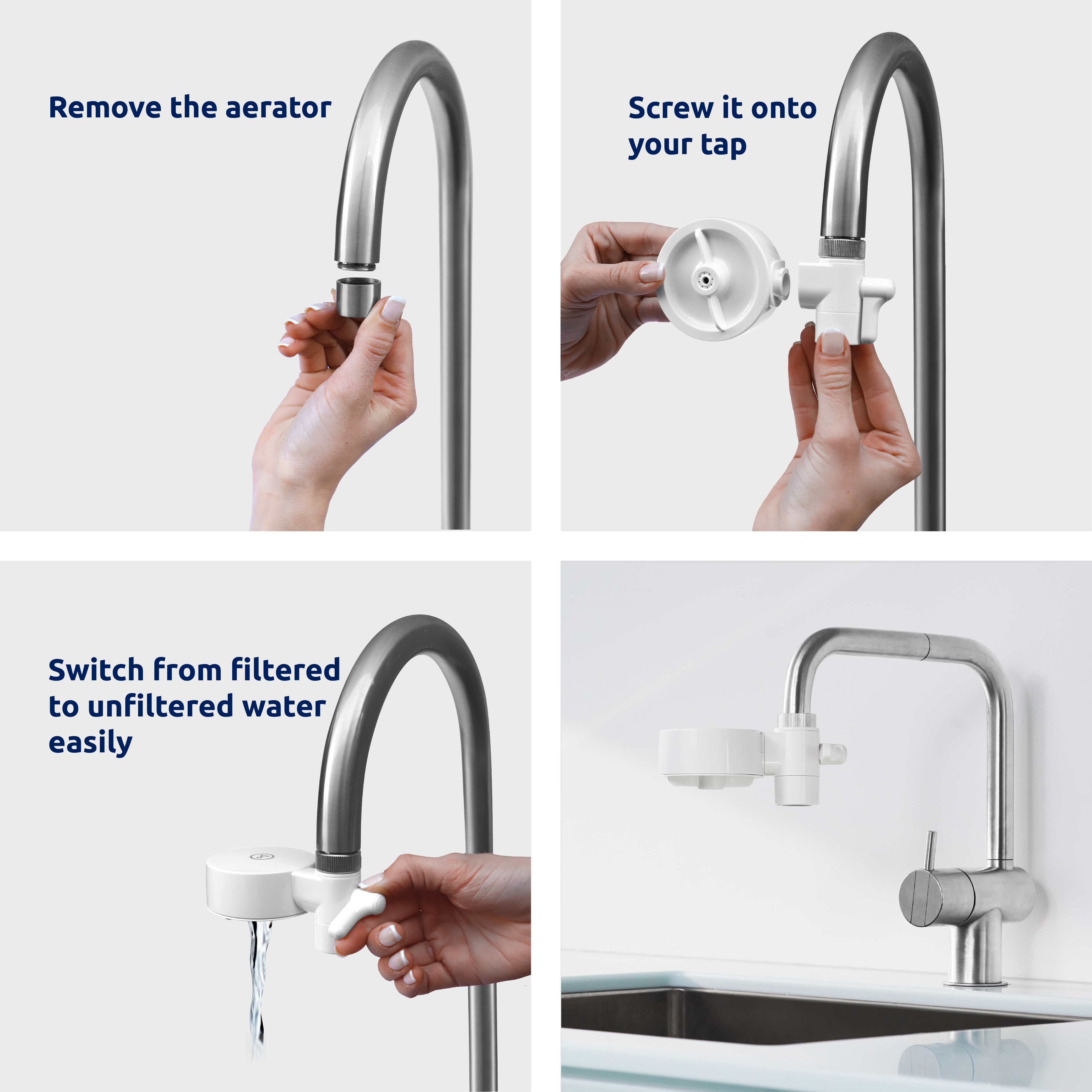 TAPP Water - Wholesale Water Filter - Faucet water filter EcoPro Compact White4