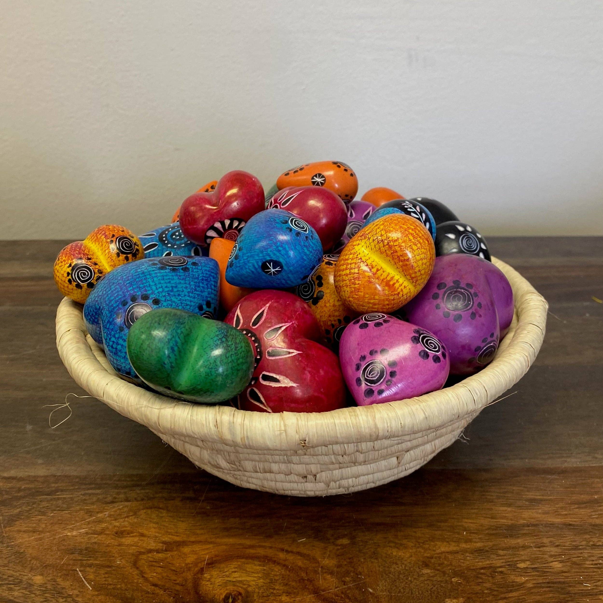 Gitzell FairTrade - Wholesale Decorative Figurine - Soapstone Medium Hearts-Set of 66