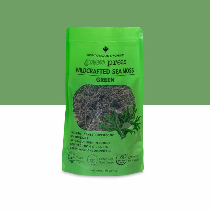 Wildcrafted Sea Moss Green - 4 oz for wholesale by greenpress