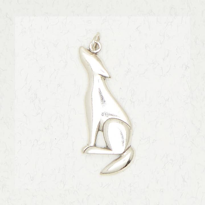 Sterling Silver hänge - Coyote för wholesale av Nirvana LLC