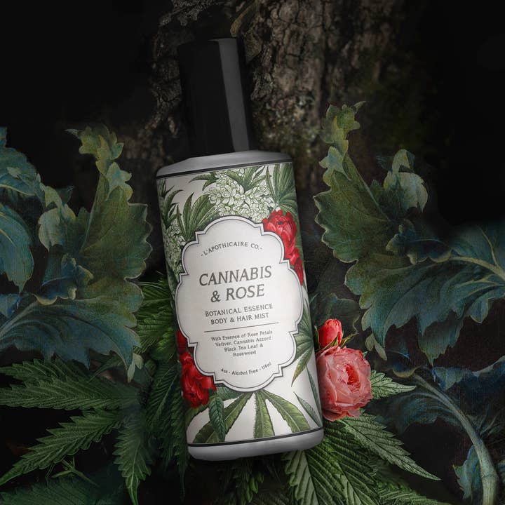 BOTANICA | Cannabis+ Rose | Mist voor haar en lichaam voor wholesale door L'apothicaire Co.